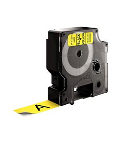 NASTRO DYMO TIPO D1 (19MMX7MT) NERO/GIALLO 458080 S0720880 2