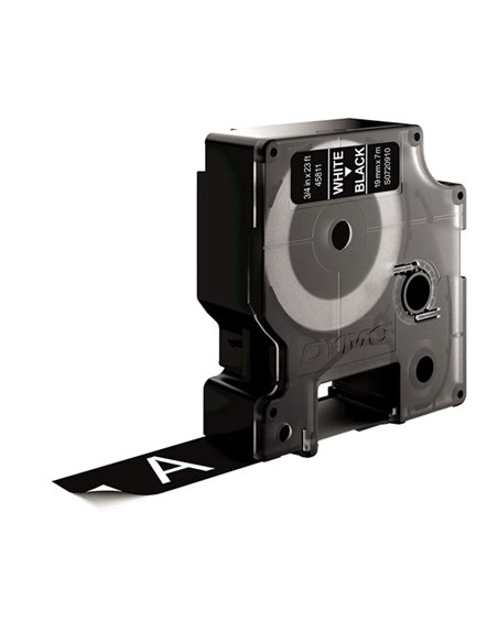 NASTRO DYMO TIPO D1 (19MMX7MT) BIANCO/NERO 458110 S0720910 DYMO ETICHETTE-NASTRI-TAMPONI PER ETICHETTATRICI E PREZZATRICI