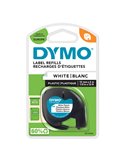 NASTRO IN PLASTICA DYMO LETRATAG 12MMX4M BIANCO 912010 S0721660