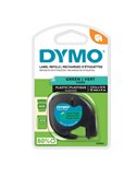 NASTRO IN PLASTICA DYMO LETRATAG 12MMX4M VERDE 912040 S0721640