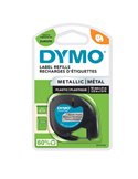 NASTRO METALLICO DYMO LETRATAG 12MMX4M ARGENTO 912080 S0721730
