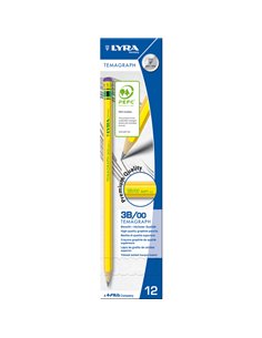 SCATOLA 12 MATITE TEMAGRAPH 3B GRAFITE LYRA L1140103