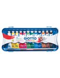 BOX 12 TUBETTI TEMPERA 12ML GIOTTO TUBO 4 ASSORTITO 30410000