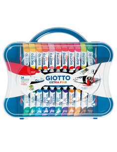 BOX 24 TUBETTI TEMPERA 12ML GIOTTO TUBO 4 ASSORTITO 30510000 GIOTTO TEMPERE