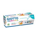 BOX 6 BARATTOLI COLORI A DITA 100ML GIOTTO 534100