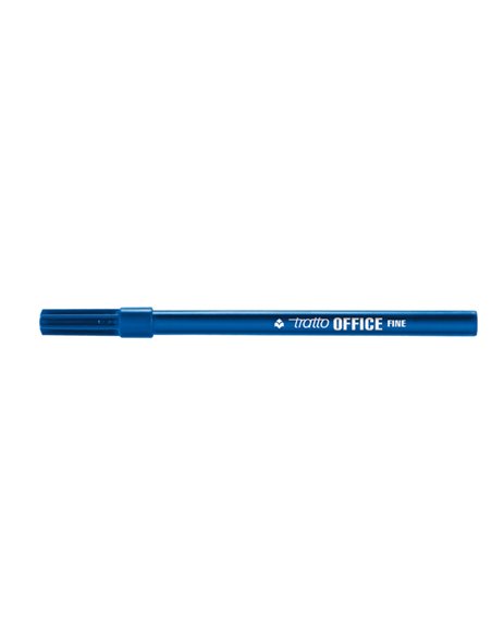 SCATOLA 12 PENNARELLI TRATTO OFFICE FINE BLU 730501 TRATTO PUNTA FELTRO