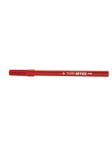 SCATOLA 12 PENNARELLI TRATTO OFFICE FINE ROSSO 730502 TRATTO PUNTA FELTRO