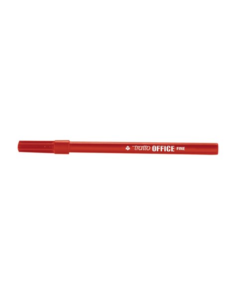SCATOLA 12 PENNARELLI TRATTO OFFICE FINE ROSSO 730502 TRATTO PUNTA FELTRO