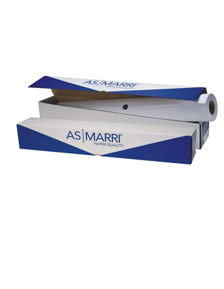 Carta plotter inkjet bianco opaco 914mmx50mt 90gr J.90S 7783 ASMarri 7783 AS MARRI BIANCA
