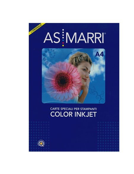 Carta fotografica inkjet A4 180gr 50Fg COLOR PHOTO LUCIDA 8103 ASMarri 8103 AS MARRI INKJET