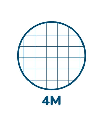 RICAMBI FORATI A4 4MM QUAXIMA 40FG 80GR PIGNA 00629034M PIGNA RICAMBI FORATI