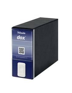 Registratore Dox 3 blu dorso 8cm f.to memorandum Esselte 263A4 DOX REGISTRATORI A LEVA