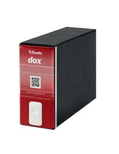 Registratore Dox 3 rosso dorso 8cm f.to memorandum Esselte 263B1 DOX REGISTRATORI A LEVA
