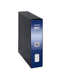 Registratore Dox 9 blu 35x31,5cm dorso 8cm Esselte 000212A4 DOX REGISTRATORI A LEVA
