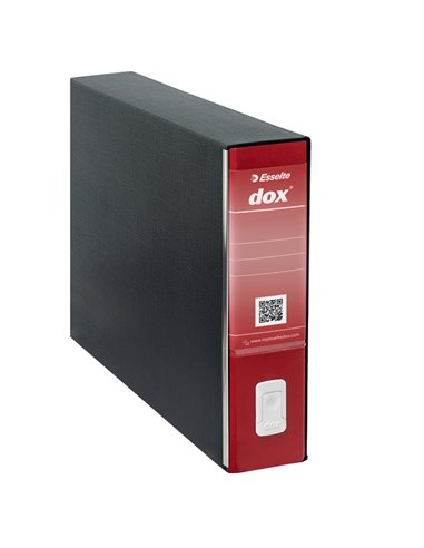 Registratore Dox 10 rosso 46x31,5cm dorso 8cm Esselte 000213B1 DOX REGISTRATORI A LEVA