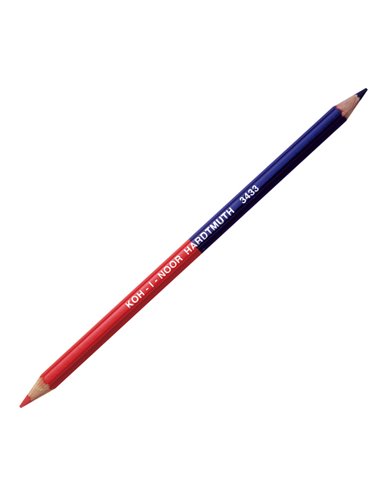 SCATOLA 12 MATITE BICOLORE SOTTILE ROSSO-BLU H3433 KOHINOOR H3433 KOH.I.NOOR MATITE USI PARTICOLARI
