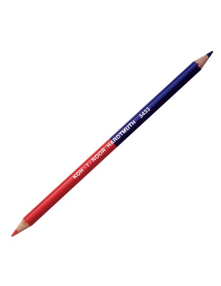 SCATOLA 12 MATITE BICOLORE SOTTILE ROSSO-BLU H3433 KOHINOOR H3433 KOH.I.NOOR MATITE USI PARTICOLARI