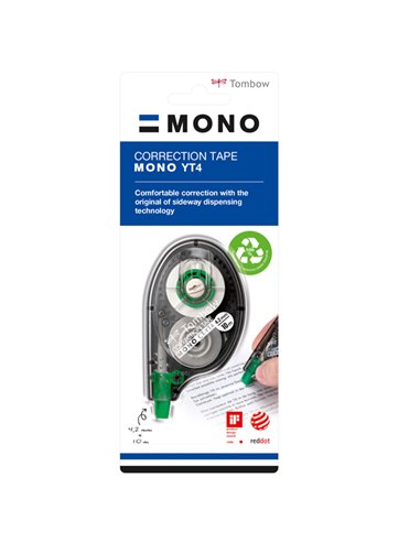 CORRETTORE A NASTRO 4,2MMX10M TOMBOW MONO CORRECTION TAPE PCTYT4