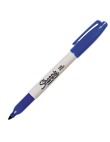 MARCATORE SHARPIE BLU PERMANENTE P.FINE S0810950