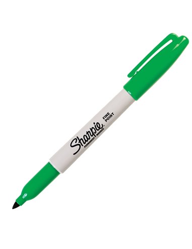 MARCATORE SHARPIE VERDE PERMANENTE P.FINE S0810960 SHARPIE PERMANENTI