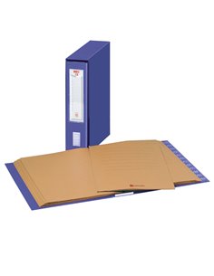 CLASSIFICATORE NUMERICO MEC 12 BLU 23X32CM, DORSO 7CM 00011304 KING MEC CLASSIFICATORI