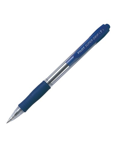 PENNA SFERA SCATTO SUPER GRIP BLU FINE 0.7MM PILOT 001532 PILOT A SCATTO