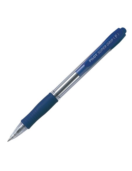 PENNA SFERA SCATTO SUPER GRIP BLU FINE 0.7MM PILOT 001532 PILOT A SCATTO