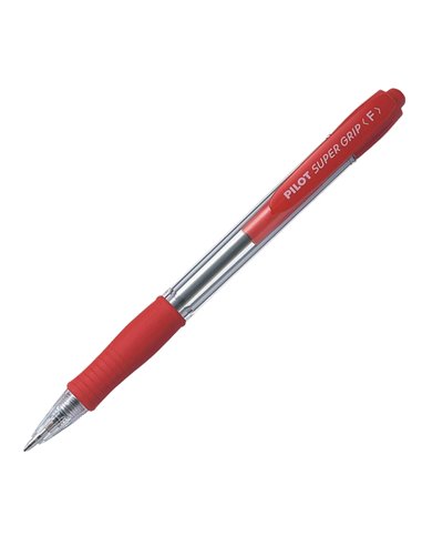 PENNA SFERA SCATTO SUPER GRIP ROSSO FINE 0.7MM PILOT 001533 PILOT A SCATTO
