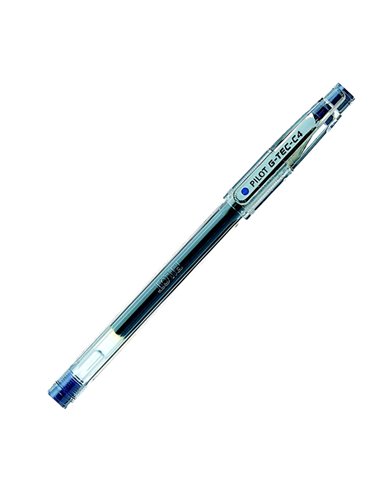 PENNA SFERA GEL G-TEC-C4 BLU 0.4MM PILOT 011651 PILOT CON CAPPUCCIO