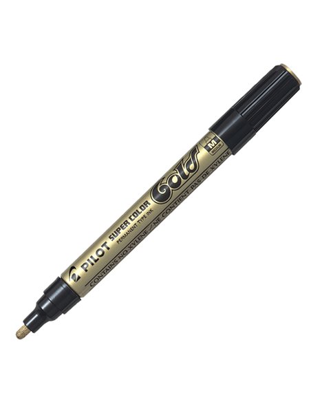 Marcatore SUPER COLOR punta media vernice gold PILOT 002450 PILOT A VERNICE