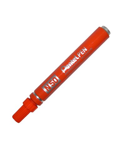 MARCATORE PENTEL PEN N50 ARANCIO P.TONDA N50-F