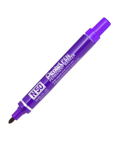 MARCATORE PENTEL PEN N50 PUNTA TONDA VIOLA N50-V