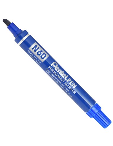 MARCATORE PENTEL PEN N60 BLU P.SCALPELLO N60-C