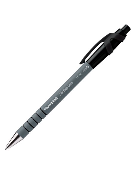 Penna sfera scatto FLEXGRIP ULTRA 1.0 nero PAPERMATE S0190393