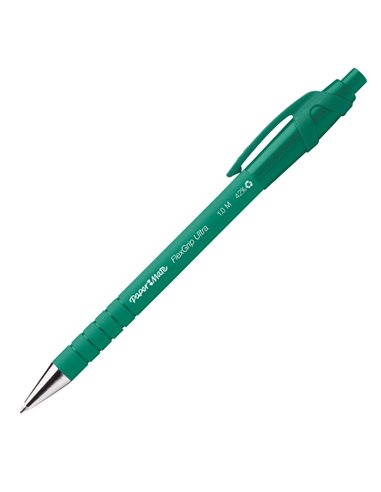 Penna sfera scatto FLEXGRIP ULTRA 1.0 verde PAPERMATE S0190453 PAPERMATE A SCATTO