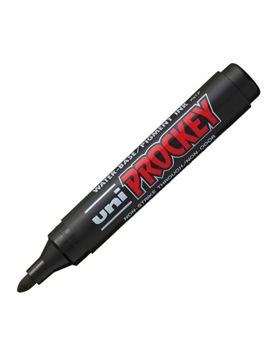 Marcatore UNI PROCKEY M122 p.tonda nero UNI MITSUBISHI M 122 N UNI MITSUBISHI A BASE D'ACQUA