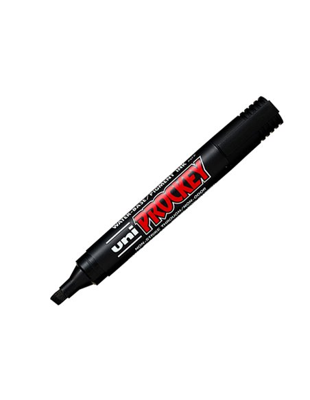 Marcatore UNI PROCKEY M126 p.scalpello nero UNI MITSUBISHI M 126 N UNI MITSUBISHI A BASE D'ACQUA