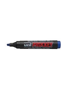 Marcatore UNI PROCKEY M126 p.scalpello blu UNI MITSUBISHI M 126 B UNI MITSUBISHI A BASE D'ACQUA