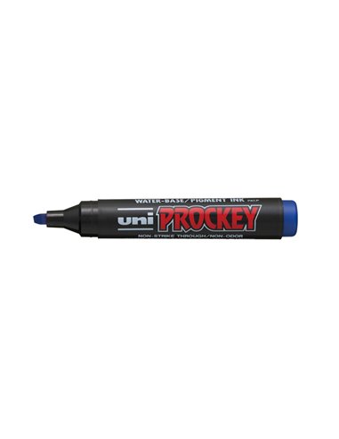 Marcatore UNI PROCKEY M126 p.scalpello blu UNI MITSUBISHI M 126 B UNI MITSUBISHI A BASE D'ACQUA