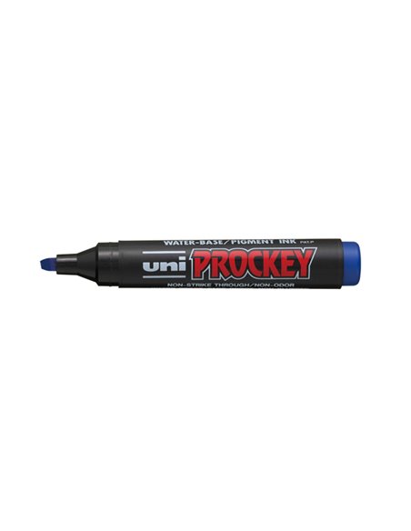 Marcatore UNI PROCKEY M126 p.scalpello blu UNI MITSUBISHI M 126 B UNI MITSUBISHI A BASE D'ACQUA