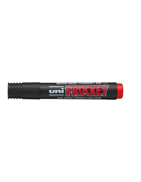 Marcatore UNI PROCKEY M126 p.scalpello rosso UNI MITSUBISHI M 126 R UNI MITSUBISHI A BASE D'ACQUA