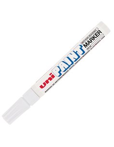 Marcatore UNI PAINT PX20 punta conica 2,8mm bianco UNI MITSUBISHI M PX20 BI UNI MITSUBISHI SPECIALI (CD-VETRO-TESSUTI-ECC.)