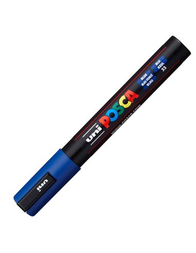 Marcatore UNI POSCA PC5M p.media 1,8-2,5mm blu UNI MITSUBISHI M PC5M B