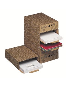 SCATOLA ARCHIVIO A4 FILE (286) 26X8X35CM ACCO 00028600 DOX SCATOLE ARCHIVIO IN CARTONE