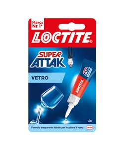 COLLA SUPER ATTAK VETRO 3GR 2632280 LOCTITE COLLE SPECIALI