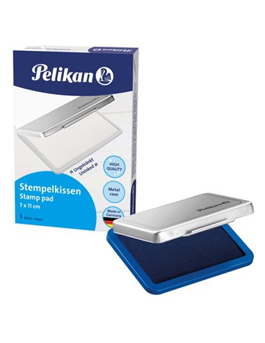 CUSCINETTO TIMBRI 7X11CM PELIKAN N.2 BLU 100436058 PELIKAN CUSCINETTI
