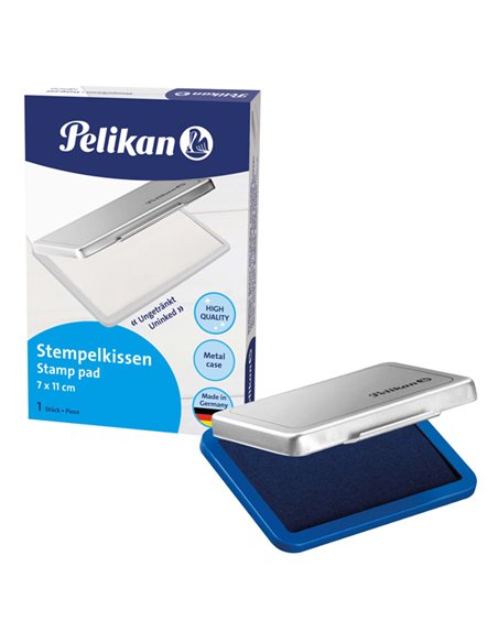 CUSCINETTO TIMBRI 7X11CM PELIKAN N.2 BLU 100436058 PELIKAN CUSCINETTI