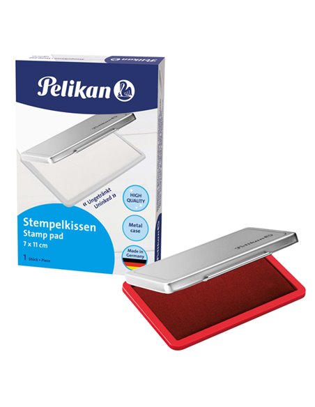 CUSCINETTO TIMBRI 7X11CM PELIKAN N.2 ROSSO 100436059 PELIKAN CUSCINETTI