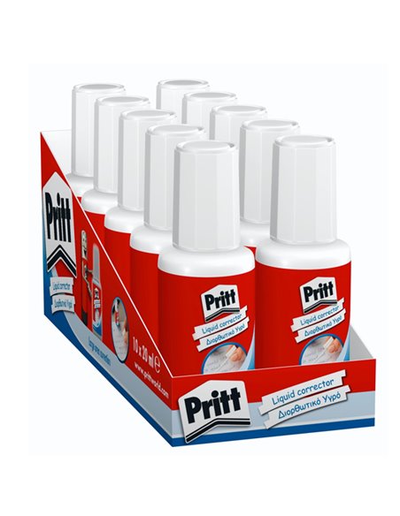 CORRETTORE A PENNELLO PRITT FLUID 1620 20ML 674147
