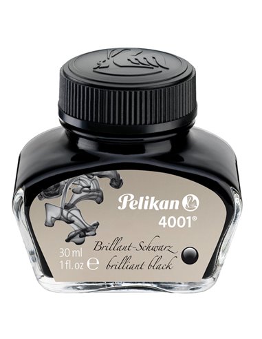 INCHIOSTRO STILOGRAFICO PELIKAN 4001 30ML NERO 100401544 PELIKAN INCHIOSTRO-CARTUCCE-CANCELLATORI